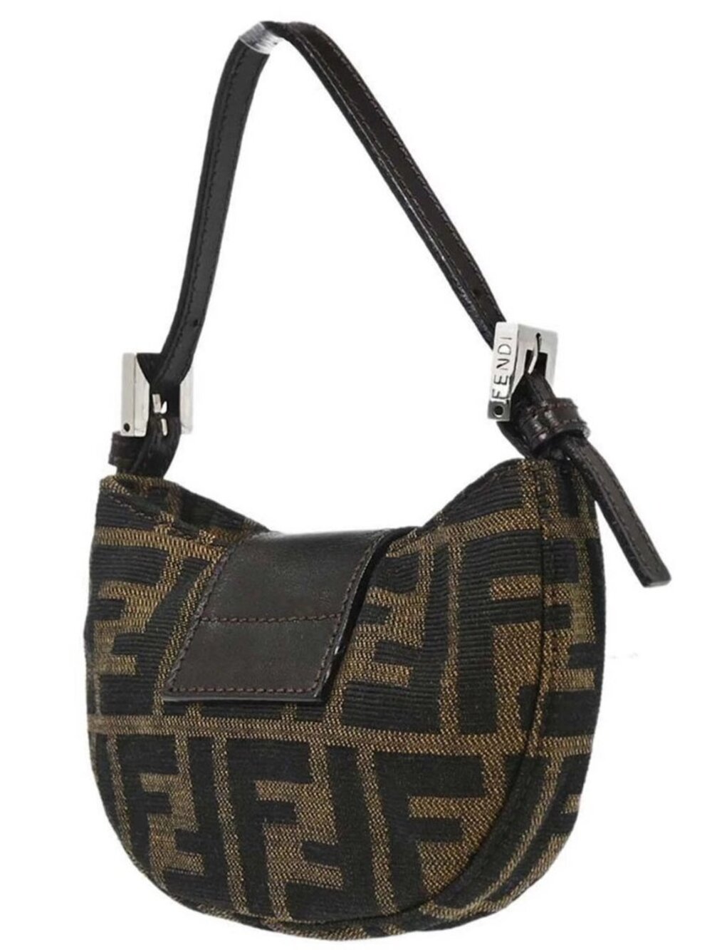 Fendi Brown Zucca Handbag - Picture 2 of 10
